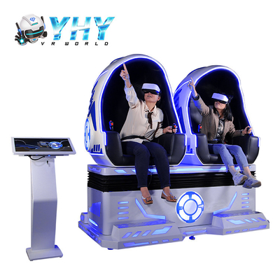 Simulatore concentrare della sedia/2 giocatori dell'uovo di realtà virtuale del parco 9D con il vetro di Deepoon