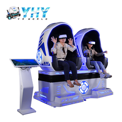 2 simulatore con diversi giocatori della sedia di realtà virtuale del cinema dell'uovo del giocatore 9D VR per l'adulto ed i bambini