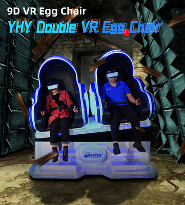 sedia dell'uovo di realtà virtuale dei doppi sedili del simulatore del gioco VR dei bambini 9D per il parco di divertimenti