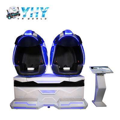 2 posti Virtual Reality Game Machine Simulatore di movimento 9D Vr Egg Chair