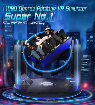 Attrezzatura eccellente di realtà virtuale delle montagne russe 9d simulatore di rotazione di 1080 gradi