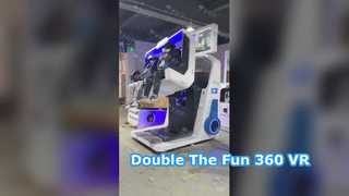 Doppio sedile del simulatore Ultimate 360 ​​VR