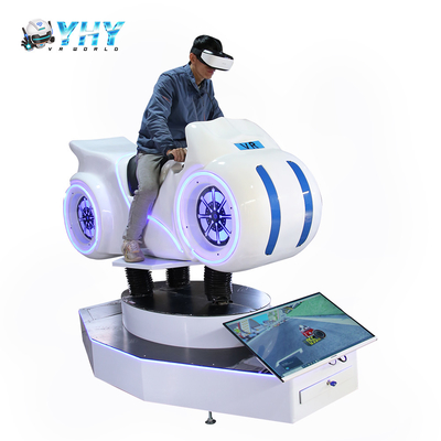 Simulatore bianco del motociclo di Arcade Game Machine 9D VR del simulatore della bici del motore