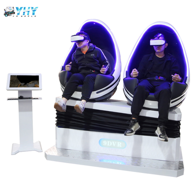 2.5KW Simulatore di Realtà Virtuale 2 Sedie Egg Chair Roller Coaster Vr Shooting 9D Games