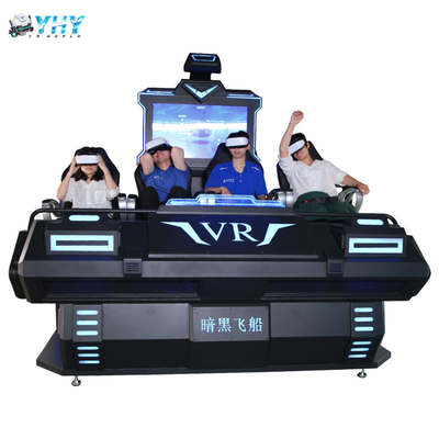 Tipo simulatore pieno della famiglia di VR di moto delle montagne russe di film dei sedili del cinema 4 di 9d Vr