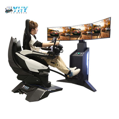 Postazione di guida professionale per simulatori di corse automobilistiche, sedia gaming con movimento dinamico