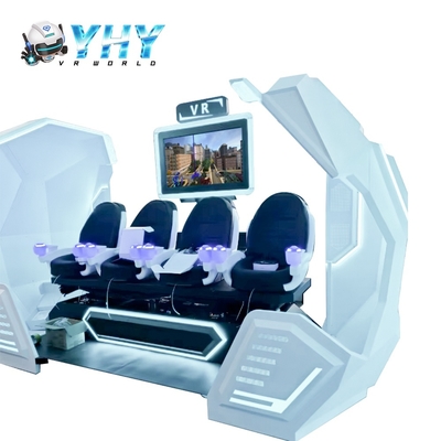 YHY VR Cinema 4 posti Macchina per film di realtà virtuale 9D Progetto unico Parco giochi Utilizzo
