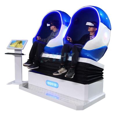 Facile funzionamento 2 posti 9d Vr Cinema Forma uovo 9d Cinema Virtual Reality Chair Per parco a tema/parco di divertimenti