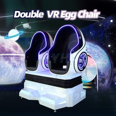 9d Egg Vr Cinema 2 posti Piattaforma di realtà virtuale Simulatore di centri commerciali 360 Vr Egg Chair