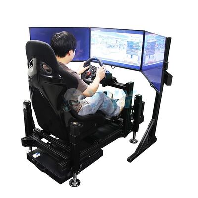 YHY 4DOF Movement Platform Racing Simulator con 3 schermi e struttura in lega di alluminio per un'esperienza di guida immersiva