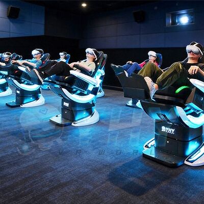 Cinema Volante Personalizzato Fabbrica Simulatore di Movimento Dinamico Cinema Multiplayer VR Intrattenimento Sedia a Movimento 9D
