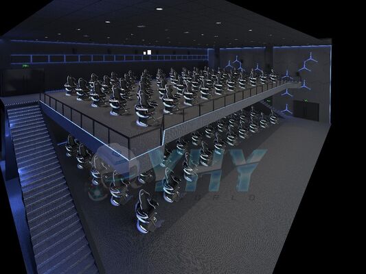 9D VR Simulatore di cinema dinamico Nuovo Dynamic 360 Rotation Experience Gioco di proiezione multi-persone Vr Attrazioni Cinema