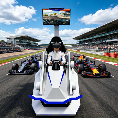 VR Indoor Racing Car Simulator Arcade Virtual Reality Macchina da gioco di corse motociclistiche