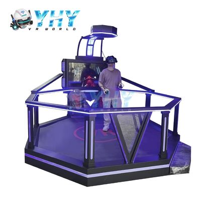 Parco tematico al coperto Guadagna denaro Piattaforma ambulante VR per giochi di battaglia in realtà virtuale