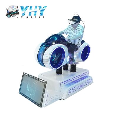 Coin Operated Crazy VR Motorbike Sedile dinamico Grande schermo Alta qualità Indoor Outdoor Aeroporto Parco di divertimenti Centro commerciale