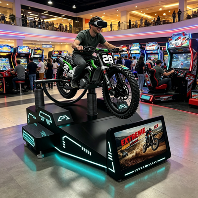 Attrezzatura per simulatore di movimento per auto da rally VR commerciale chiavi in mano per proprietari di sale giochi