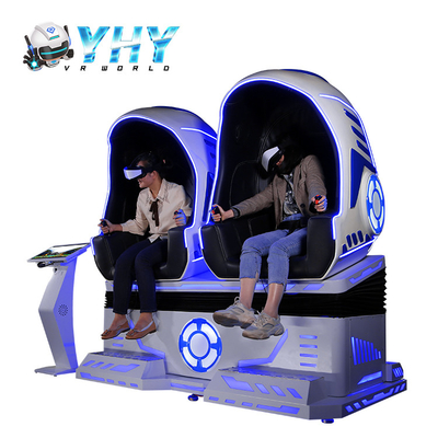 uovo del simulatore di volo VR delle montagne russe 9D il doppio presiede per il parco di divertimenti