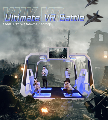 Giocatori interattivi di 9D VR 4 che sparano esperienza di Immersive del simulatore del gioco