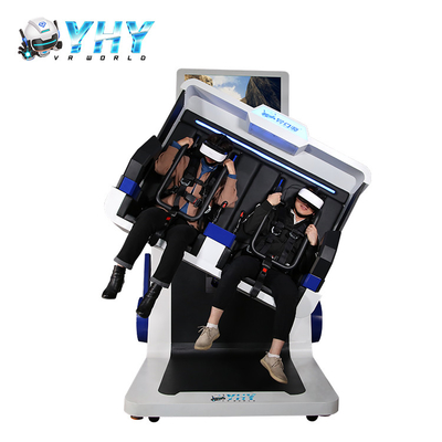 Cinema realistico 360 di grado di realtà virtuale sedia del gioco 9D VR Flight Simulator della doppia