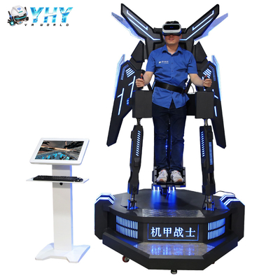 Macchina d'acciaio volante commerciale del gioco del giocatore di tema uno della galleria 9D VR Flight Simulator