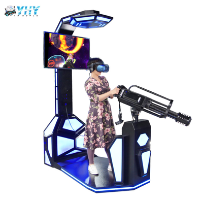 Schermo a 42 pollici di Gatlin di divertimento che sta il simulatore del gioco della fucilazione della mitragliatrice di VR