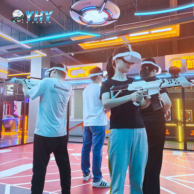 YHY Nuovo lanciato 4 giocatori VR Shooting Simulator con 360 Free Roam e giochi multiplayer