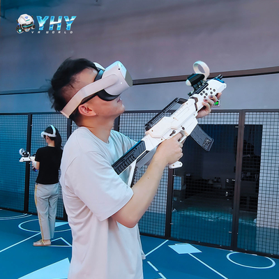 YHY Nuovo lanciato 4 giocatori VR Shooting Simulator con 360 Free Roam e giochi multiplayer