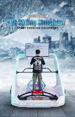 Simulatore di sci per realtà virtuale, macchina VR, gioco sportivo indoor, effetto vento, giochi di intrattenimento