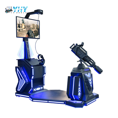 Produttore cinese 9D Shooting VR Gatling Macchina da gioco arcade per interni Sparatutto in piedi per parchi divertimento