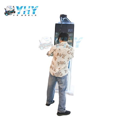 9D VR Shooting Arcade Game Machine Realtà virtuale schermo da 42 pollici Live Show VR Shoot Simulation