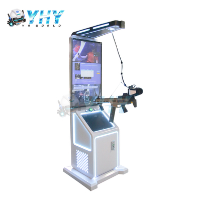 9D VR Shooting Arcade Game Machine Realtà virtuale schermo da 42 pollici Live Show VR Shoot Simulation