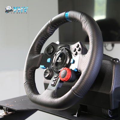 9D VR Indoor Amusement Park F1 Simulatore di auto da corsa a 3 schermi