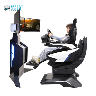 Simulatore dinamico rotante 3 DOF 3 Screen Motion Auto Racing Driving Game Machine