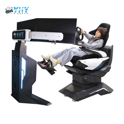 Simulatore dinamico rotante 3 DOF 3 Screen Motion Auto Racing Driving Game Machine