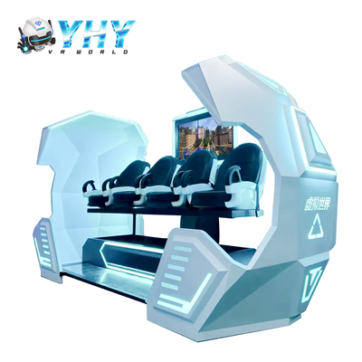 Fabbrica diretta cinese 4 posti VR Cinema Realtà virtuale Simulatore di sparatoria Capsula affascinante 42 pollici Display Macchina da gioco