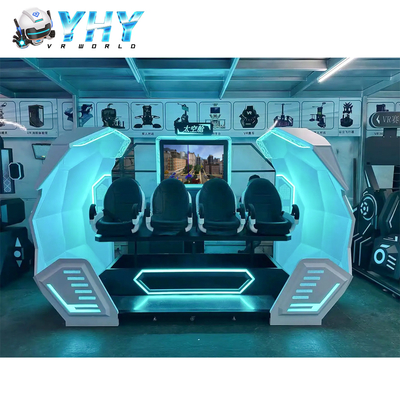 YHY VR Cinema 4 posti Macchina per film di realtà virtuale 9D Progetto unico Parco giochi Utilizzo