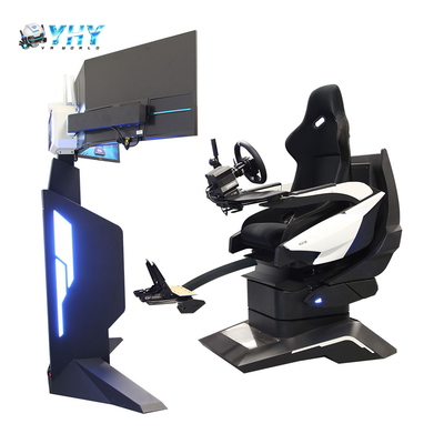 Volante in lega di alluminio da 32 pollici Schermo 3 Dof Motion Simulator di corse VR 9d