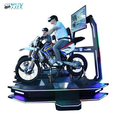 La più popolare simulazione di gioco VR di realtà virtuale interattiva 2 posti macchina da corsa motociclistica