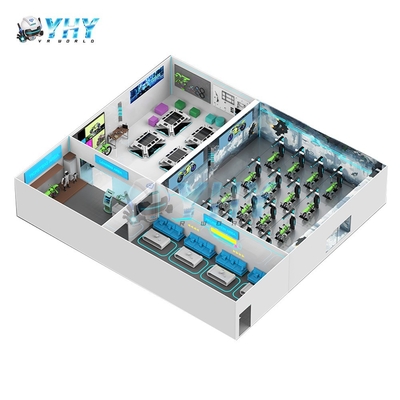 Simulatore di Realtà Virtuale One Stop Solution 6 posti 9D Vr Motorcycle Ride Machine
