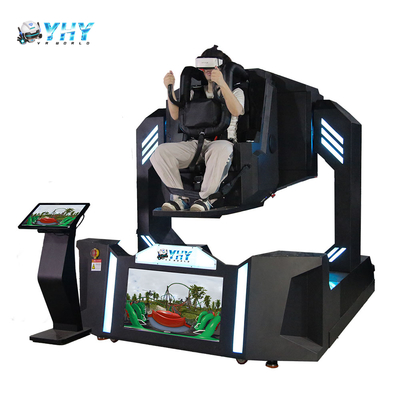 Montagne Russa VR 9D con Rotazione a 360 e 720 Gradi, Simulatore di Volo in Realtà Virtuale, Poltrona Singola per Parchi Divertimento