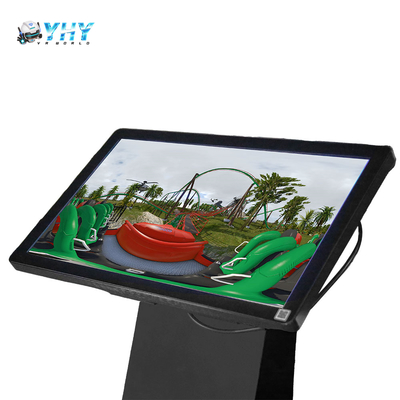 VR Simulator 9D Rotating Machine 720 gradi Virtual Reality Roller Coaster Game Machine con pannello di controllo tutto in uno