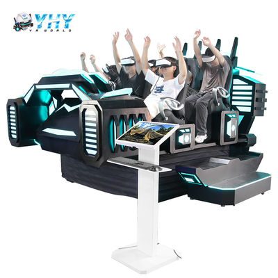 9D Cinema Virtual Reality Game Machines 6-seat VR Motion Simulator Indoor Shopping Mall Adventure Park