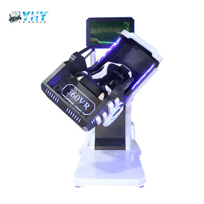 360 gradi di rotazione VR Flight Simulator 9D Montagna russa Single Player Chair Machine Parco giochi Divertimento
