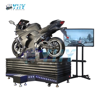 Simulatore di moto VR single player con apparecchiature di realtà virtuale arcade a luce al neon