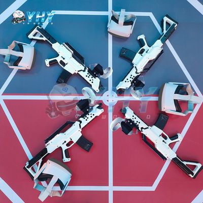 Attrezzature per giochi interni Gioco di battaglia VR Tiro con pistola Simulatore di roaming gratuito Vr Arena