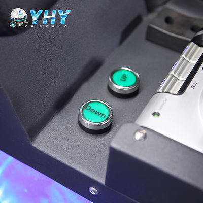 YHY Virtual Reality Race Car Simulator with Steering Wheel VR 360 Rotating Flight Simulate Flying Motion Theme Park Equipment 