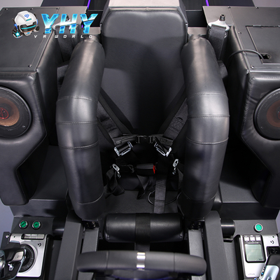 VR 360 gradi di rotazione di realtà virtuale Gioco aereo Sedile di guida singolo con cintura di sicurezza Effetto vento