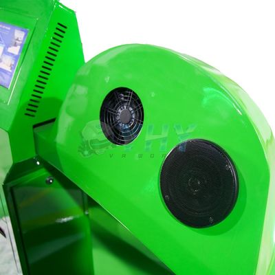 Simulatore VR a due posti in vetroresina per parchi sportivi e aeroporti, adatto a cinema VR