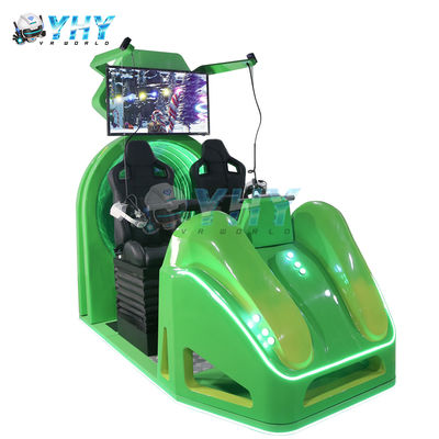 Esclusivo 2 giocatori 9D VR Cinema Motion Chair Realtà virtuale con Green Frog Design