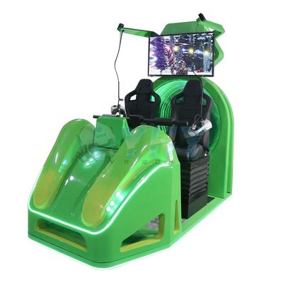Sedia cinematografica VR simulatore di realtà virtuale commerciale a due posti per parchi di avventura al chiuso